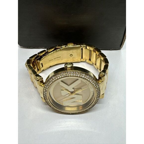 Michael Kors Parker MK5784 Women\'s Gold Stainless Steel Analog Dial Watch JNA217 main image 8